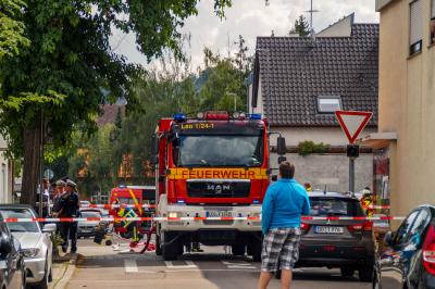 Leonberg: Gasaustritt in Wohnhaus 